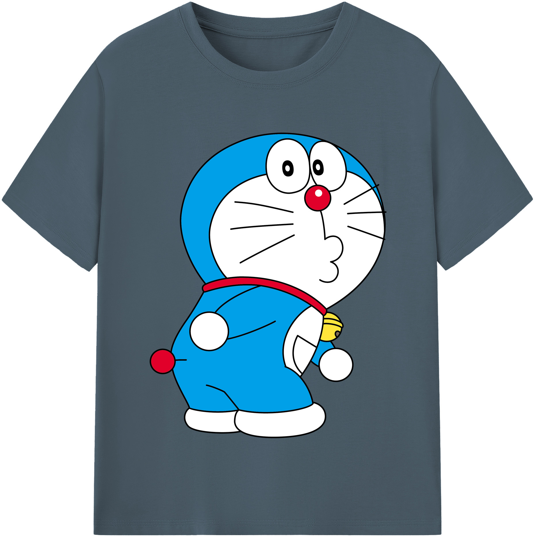 （画像用） ドラえもん Doraemon 綿100％半袖Tシャツ（フロントプリント）